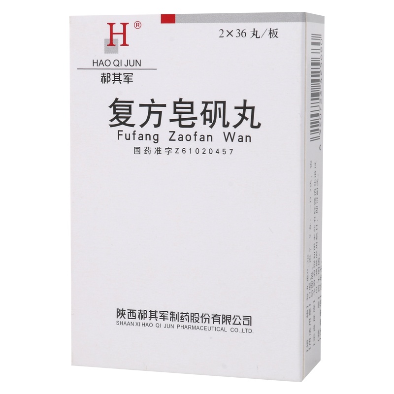 郝其军 复方皂矾丸 0.2g*72丸/盒