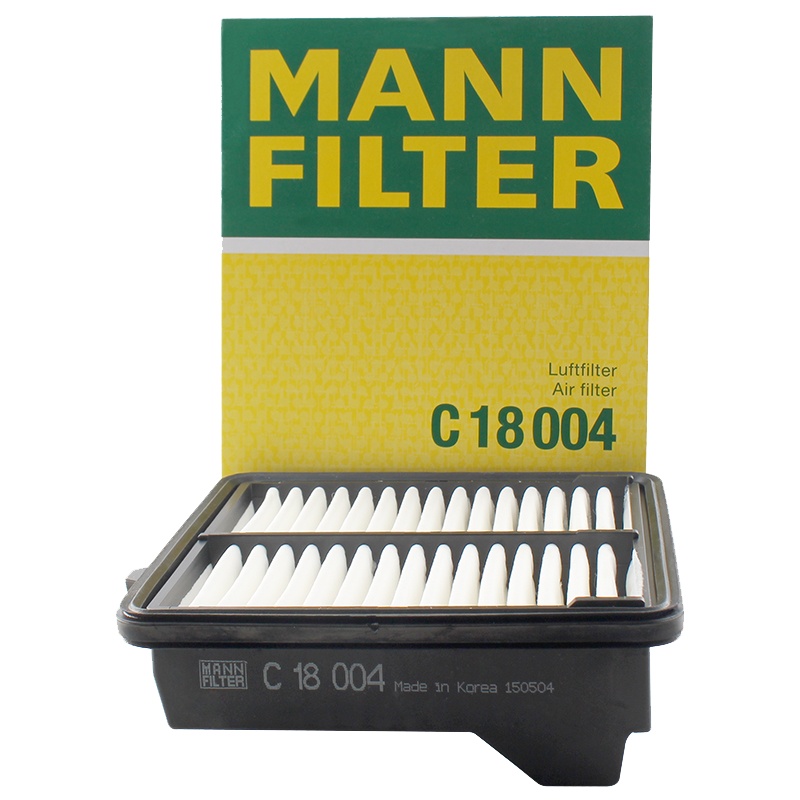 曼牌(MANNFILTER)空气滤清器/空气滤芯/空滤C18004(锋范1.5L/飞度1.3L/1.5L)