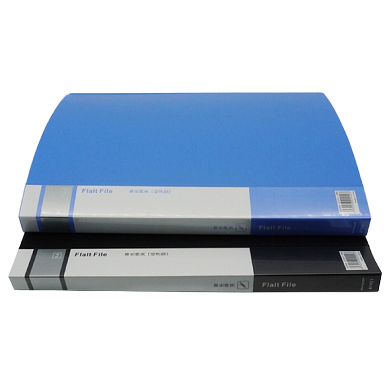 企购优品欧标(MATE-IST)A4文件夹 资料夹经济型单长押夹 讲义夹子 合同夹 蓝B1921