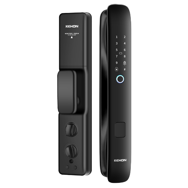 科熊新款D3高档全自动电子智能锁指纹锁家用防盗门密码锁（自行安装）