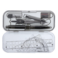 晨光(M&G)90807学生圆规 八件套装 圆规尺子套装 绘图工具 学生套装 设计工具 尺套装 制图工具