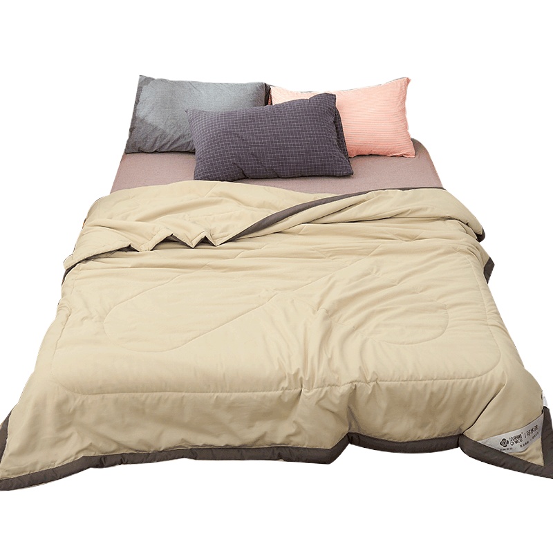 洁丽雅(Grace)水洗棉夏凉被空调被水洗被 亲肤柔软平纹水洗棉双人被子被芯 200*230cm