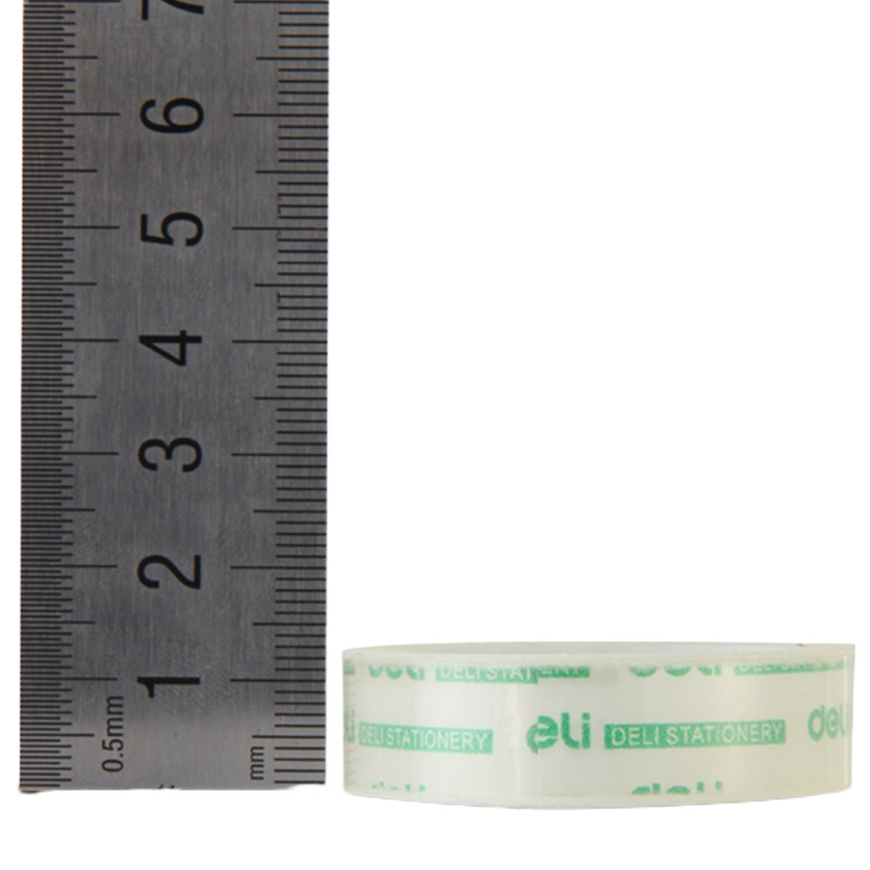 得力(deli)标准配件30029小胶带宽1.8cm透明胶带10卷售