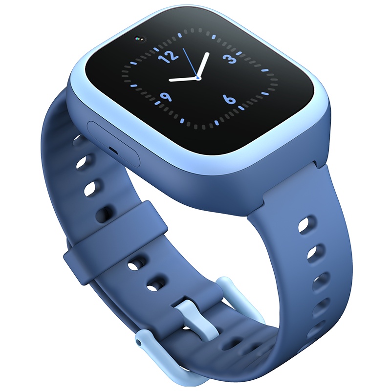 米兔儿童电话手表4C蓝色 八重AI安全定位 4G全网通 7天超长待机 IPX8级防水