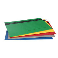 齐心(Comix) 25个易查找吊挂夹文件夹 F/C 纸质资料夹 25个(混色)