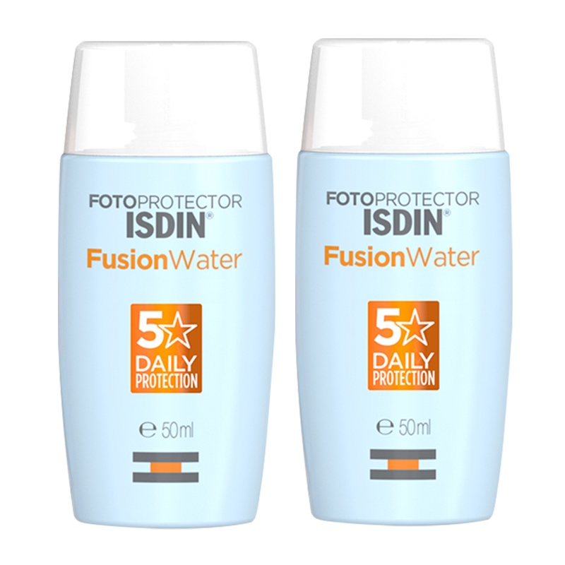 怡思丁(ISDIN)防晒霜SPF50防晒液隔离紫外线 50ml 双支装