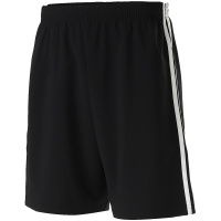 【自营】adidas阿迪达斯男子运动短裤足球训练休闲运动服CF0709 L CF0709黑+白