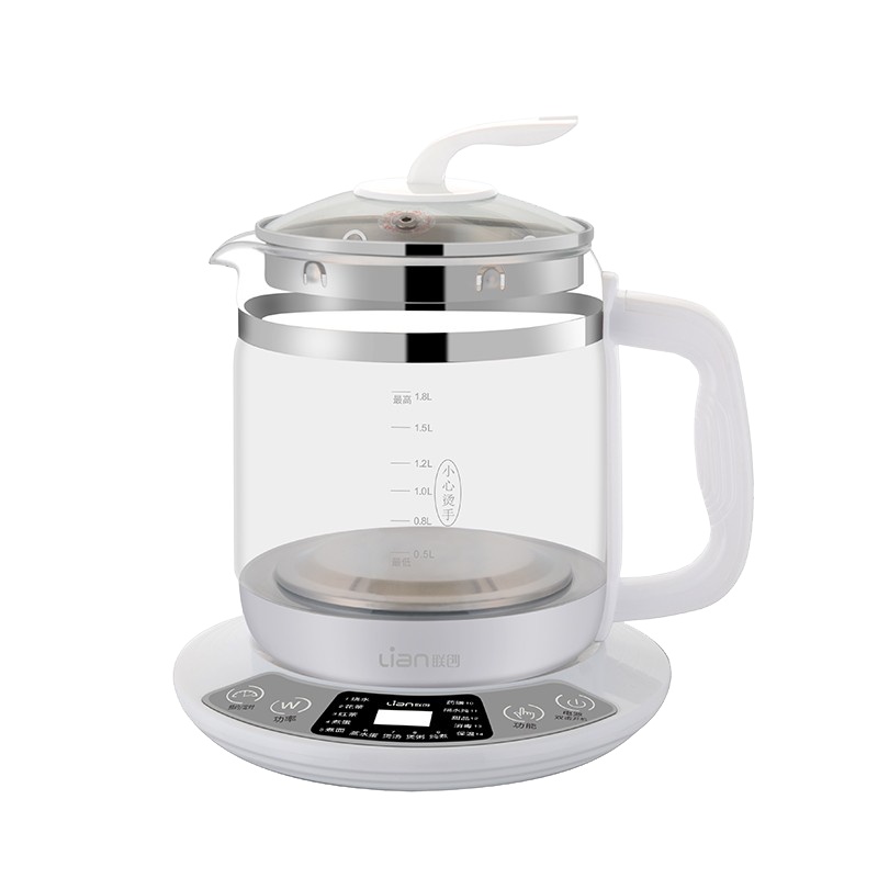 苏宁极物 养生壶 DF-EP006M 煮茶器煮茶壶电水壶热水壶烧水壶玻璃花茶壶(单位:台)