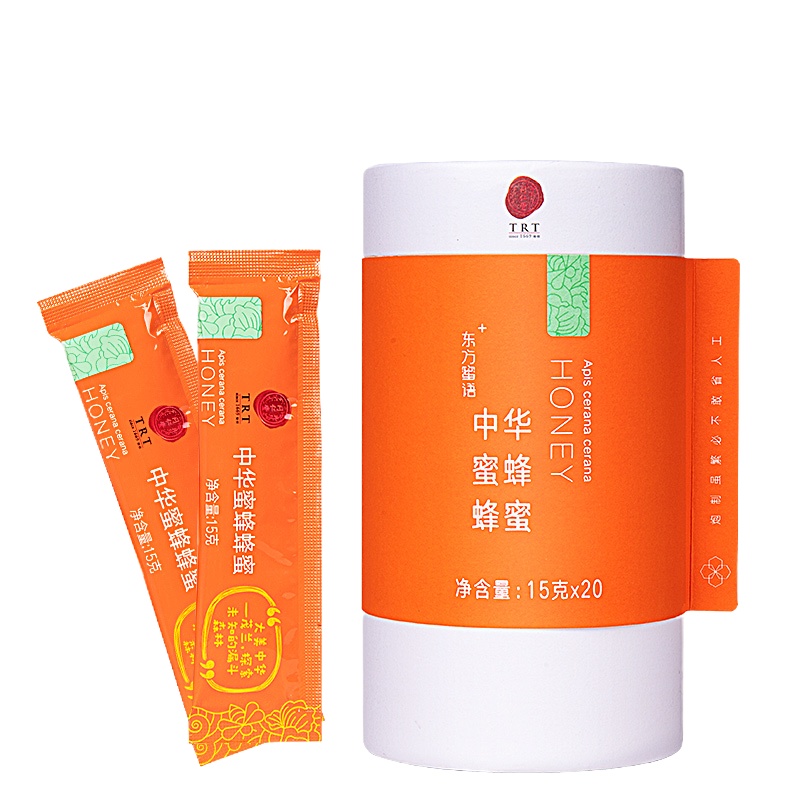 北京同仁堂 中华蜂蜜 蜂蜜15克*20(桶装)