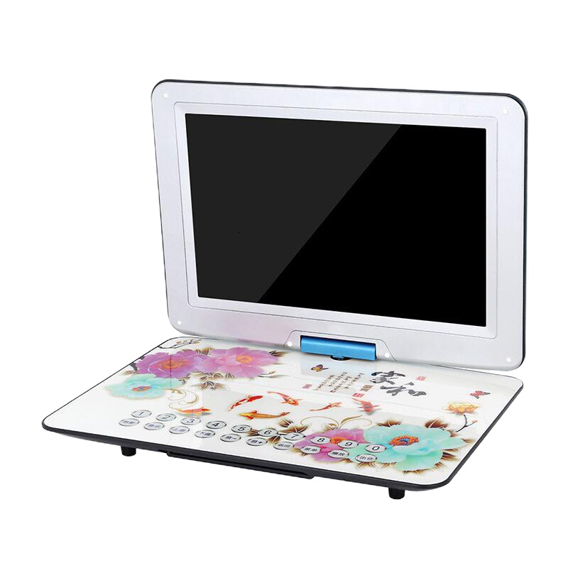 移动dvd影碟机放碟片的播放机便携式evd高清光盘播放器vcd家用儿童 尊享版【超清护眼屏，标配无礼品无U盘】 官方标配