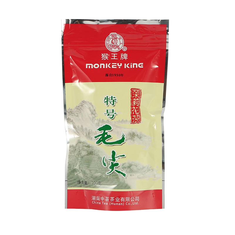 中粮集团猴王茉莉花茶特号毛尖花草茶叶袋装100g