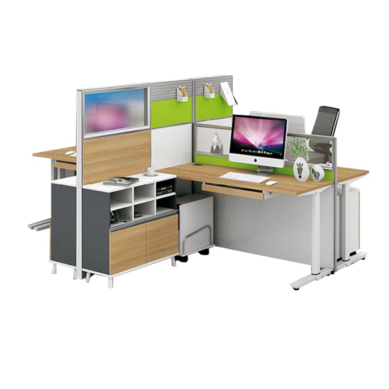 鸿业盛大FSH15-0809办公家具电脑桌职员办公桌主管桌中班台简约办公桌2860*2100*1100/1500