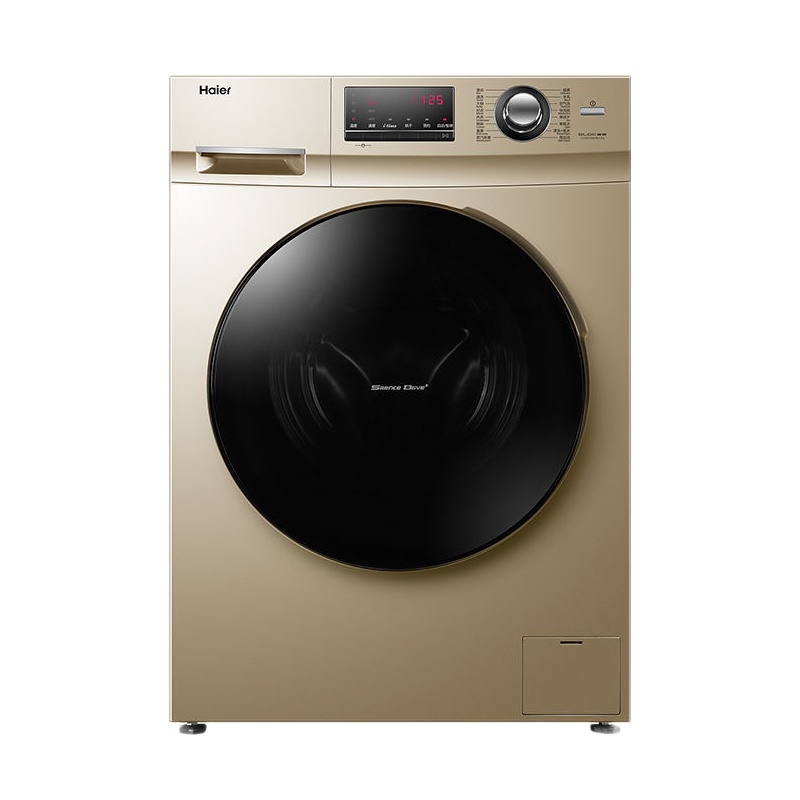 Haier海尔洗衣机 滚筒洗衣机烘洗干一体机空气洗家用变频10公斤大容量筒自洁 全自动洗衣机海尔G100108HB12G