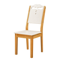 HiBoss简约餐椅现代家用实木时尚靠背椅凳休闲座椅家具