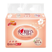 (提)心相印抽纸200抽花语系列6包装DT26200X2