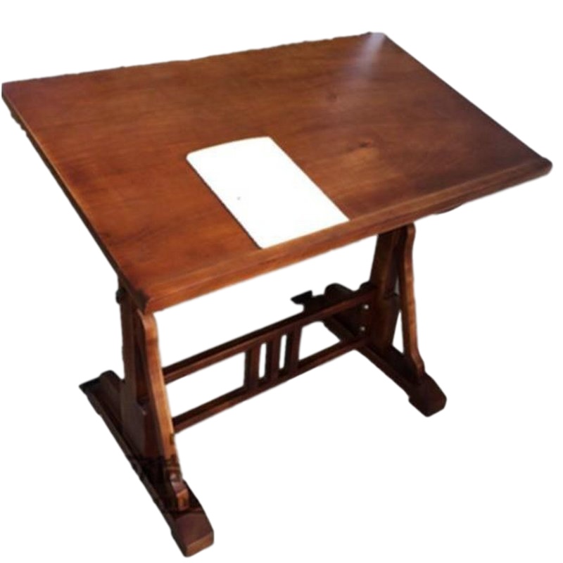 逐鹿中原实木书桌工作台绘图画桌设计师绘图桌绘画桌HC-562可调节 桌椅组合