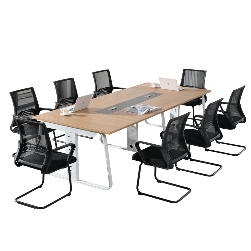 卓澳(ZHUOAO)会议桌长桌简约现代职员办公桌工作台长方形桌子员工洽谈培训桌-18