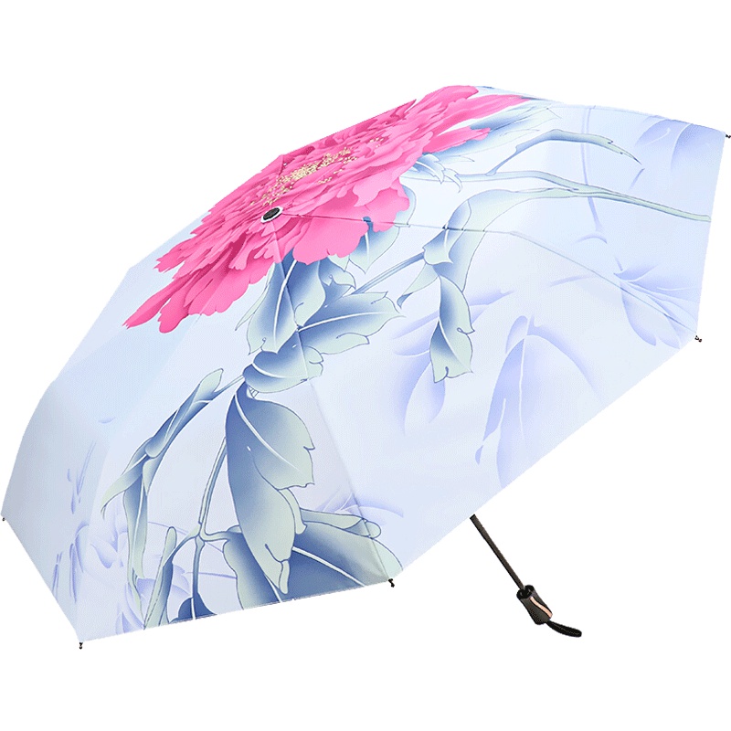 天堂伞太阳伞中国风防晒防紫外线遮阳伞女晴雨两用印logo定制广告伞