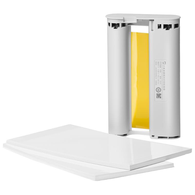 小米(MI)彩色相纸套装(含色带)40张 6寸喷墨纸 适用米家照片打印机