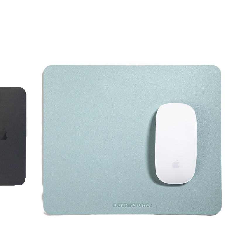 优束 皮质鼠标垫纯色简约防水白领办公笔记本电脑学生宿舍学习皮革桌垫