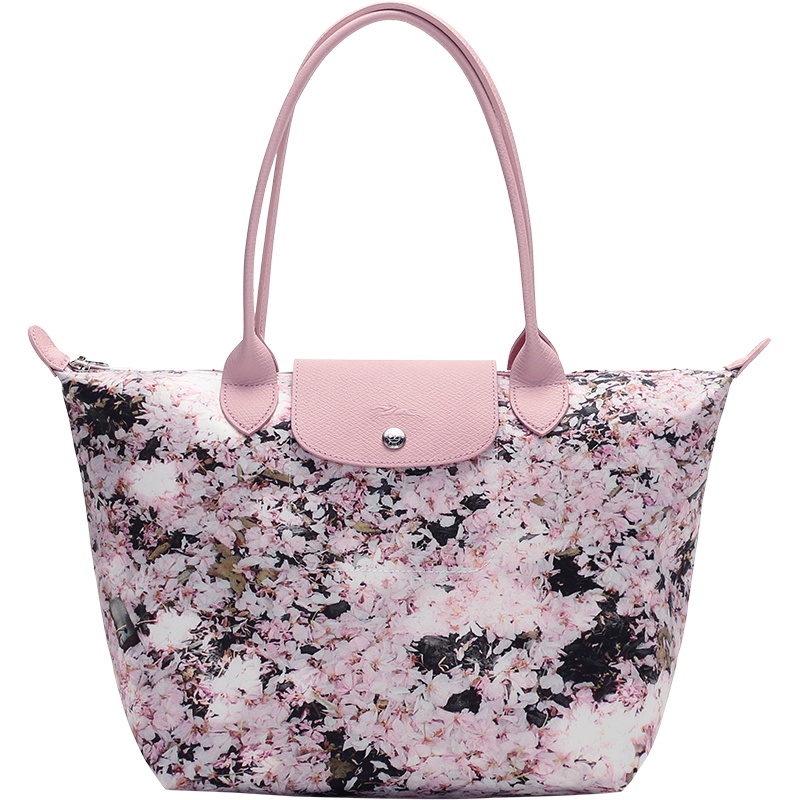 LONGCHAMP 珑骧 女士 LE PLIAGE系列织物长柄手提单肩包饺子包 2605 HVY