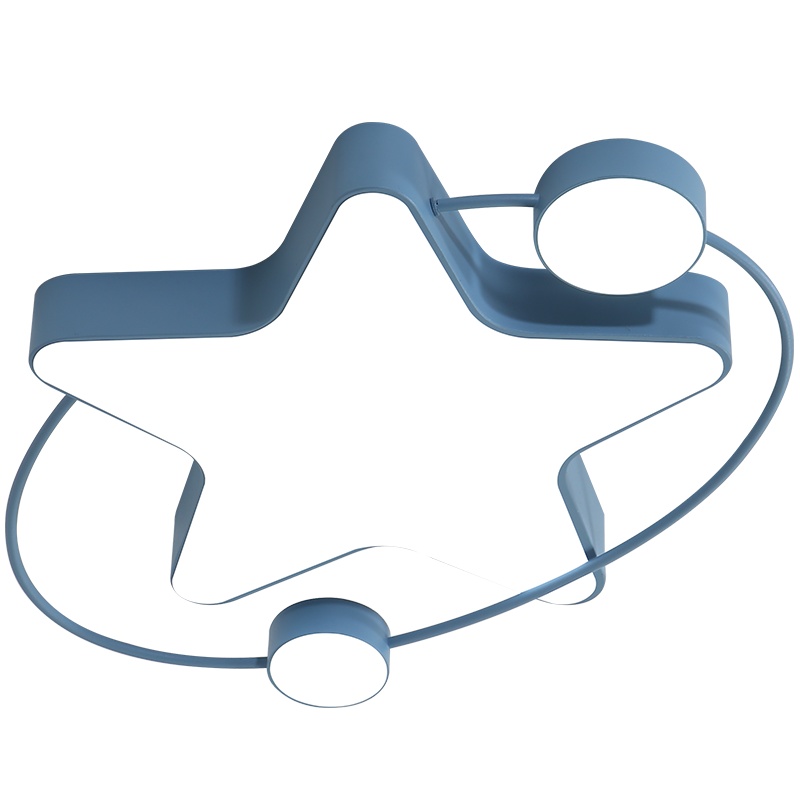 七只蚂蚁2020北欧LED卧室吸顶灯圆形马卡龙儿童灯北欧温馨浪漫可爱儿童灯现代简约led吸顶灯北欧创意个性卧室房间灯JH