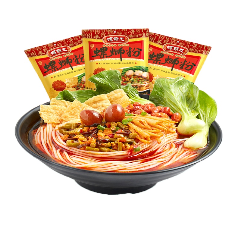 螺霸王水煮螺蛳粉280g*3原味柳州螺狮粉螺丝酸辣粉方便面速食