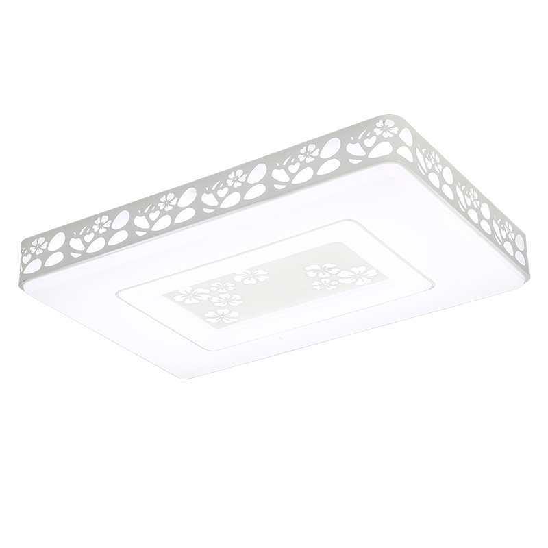 Grevol品拓(PINTUO)LED吸顶灯简约现代铁艺客厅灯具大气家用长方形大厅客厅卧室灯具灯饰25M2