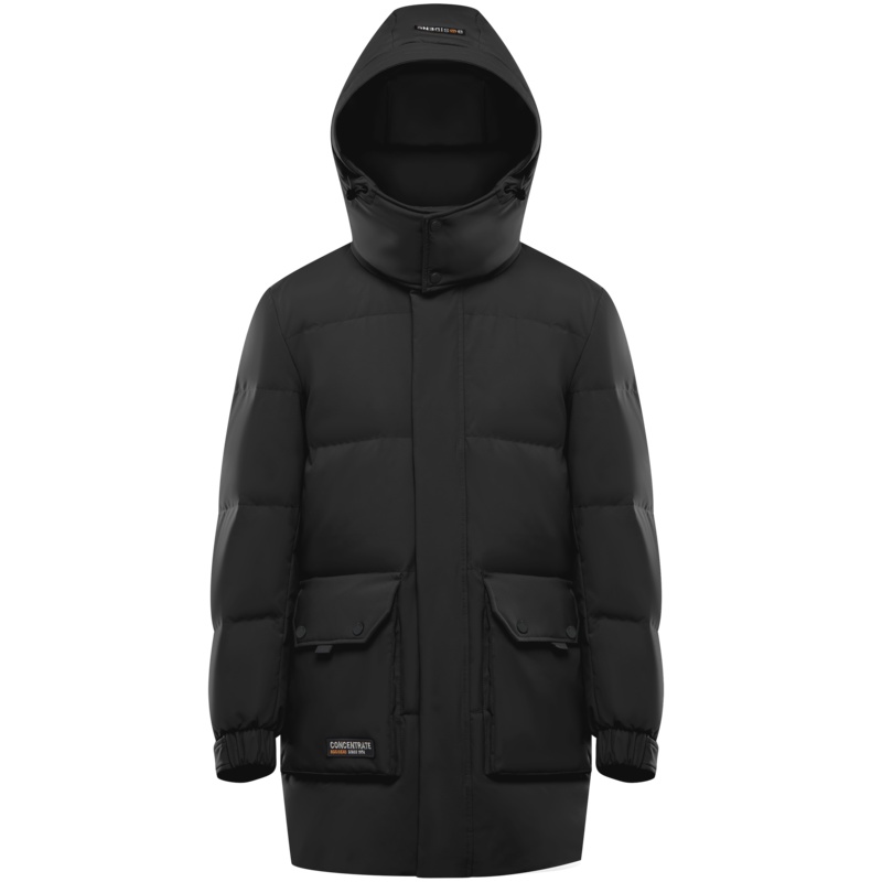 波司登中长款羽绒服男2020新款休闲工装风潮流冬季外套B00145227