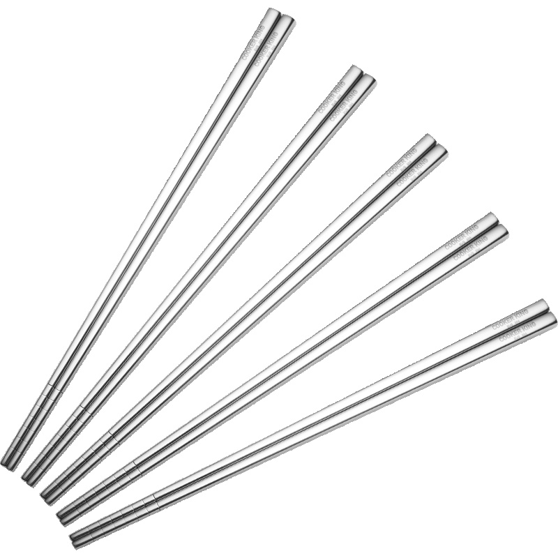 炊大皇(COOKER KING) 304不锈钢筷子(5双装)GK5A