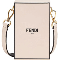 预售 芬迪FENDI VERTICAL BOX 盒子字母logo 女士手提包 8BT339