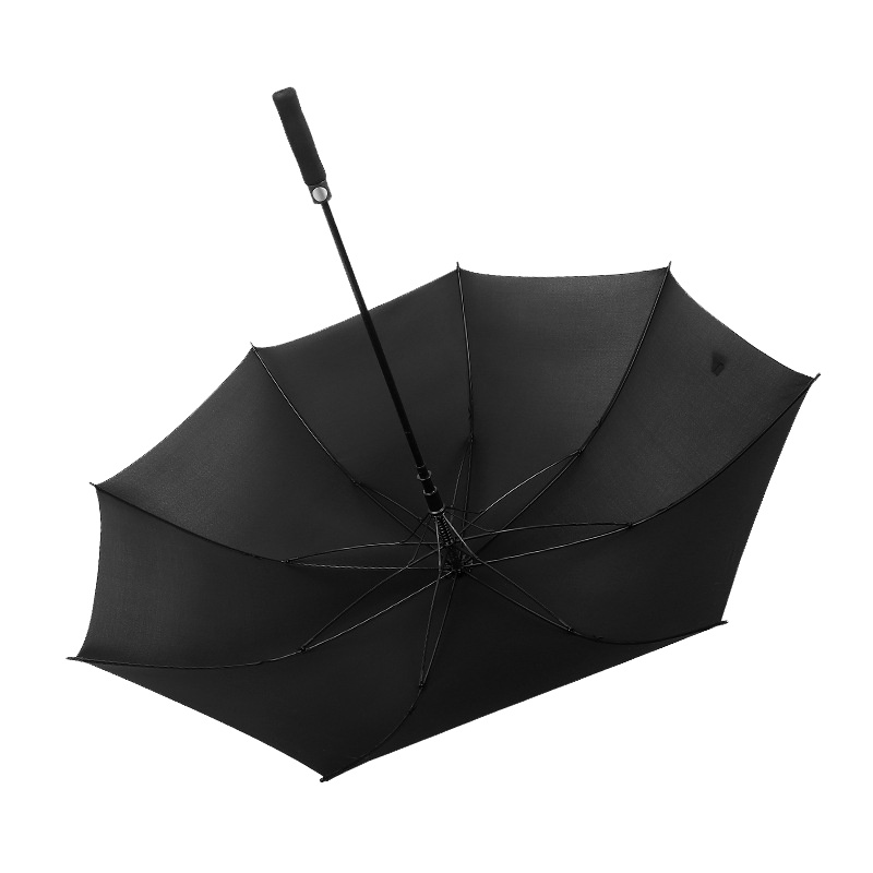 [规格:打开直径100cm 黑色 咖啡 酒红色 藏青色]8K纤维自动高尔夫伞直柄自动雨伞