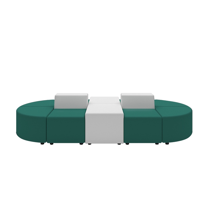 皮尔安德森意办公沙发布艺休闲背靠背酒店幼儿园银行医院服装婚纱店商务等候区三人位商场客户休息区沙发定制