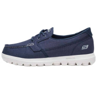 skechers斯凯奇轻质透气休闲鞋 亚麻帆船鞋 舒适男鞋53627C