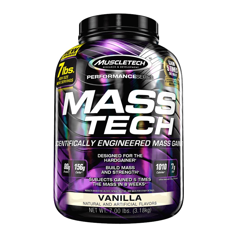 Muscletech肌肉科技乳清蛋白健肌粉7磅健身男健肌粉瘦人增重蛋白质粉 香草味