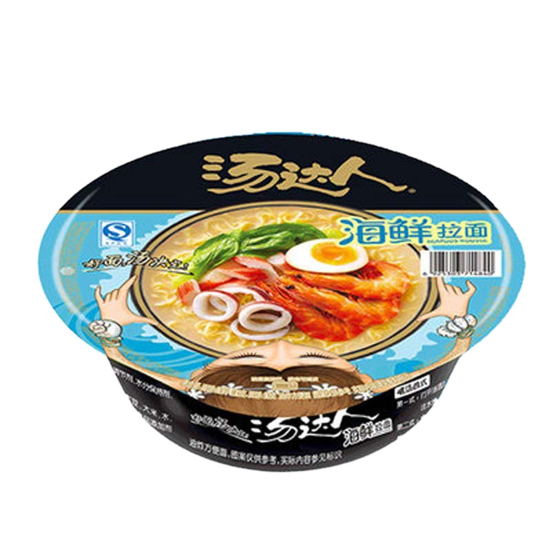 统一 汤达人海鲜拉面碗面/汤达人方便面 12碗/箱