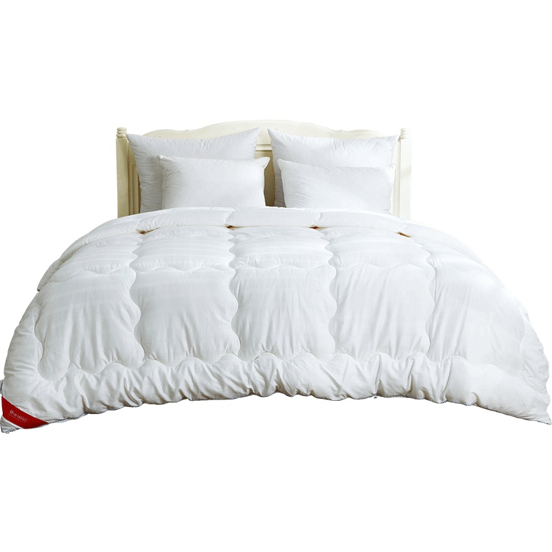 梦洁(MENDALE)家纺 大豆纤维保暖冬被加厚被子大豆被床上用品 暖芯大豆厚被斜纹纯色