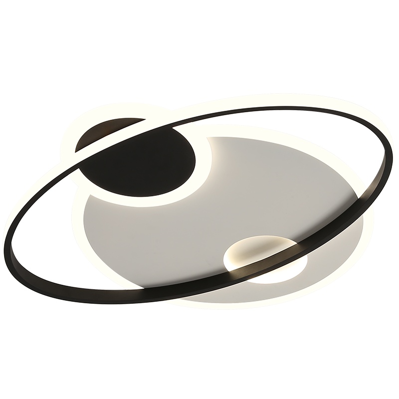 七只蚂蚁北欧LED卧室吸顶灯方形北欧主卧室灯温馨浪漫led卧室灯北欧大气客厅灯吸顶灯餐厅灯创意圆形极简书房睡房灯具JH