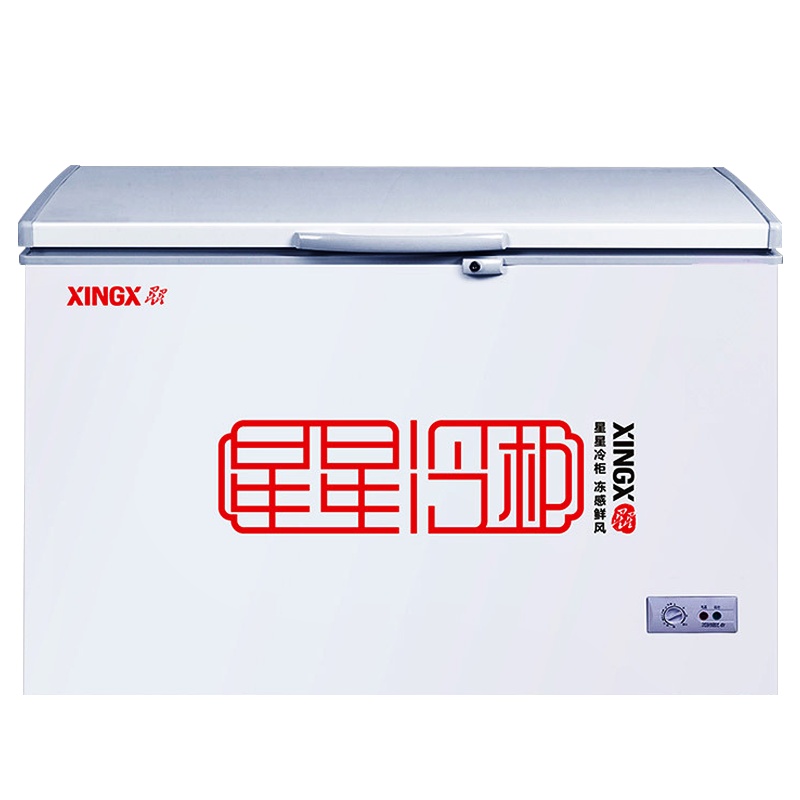 星星(XINGX)BD/BC-355E 厨房商用保鲜设备 355升冰柜 冷柜 卧式大容量商用 冷藏冷冻转换单温冰柜