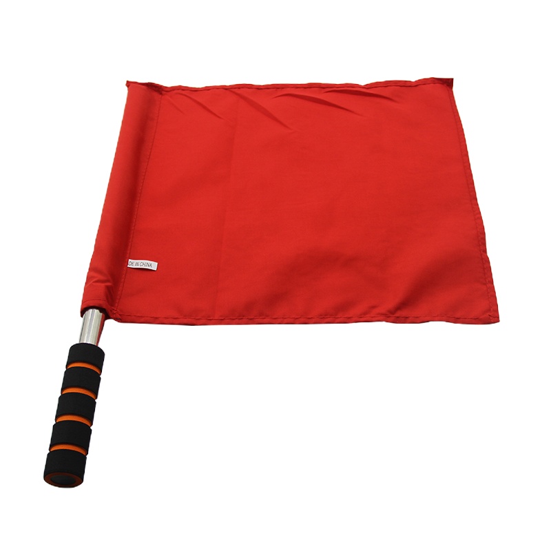 信号手旗铁路信号旗 田径发令旗 手旗杆子总长45cm 15只装