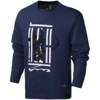 阿迪达斯男服卫衣WJ圆领套头衫休闲运动服FM9346