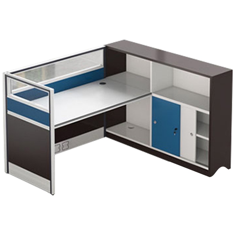 质凡现代简约办公桌椅组合办公室职员屏风卡位员工电脑桌子家具