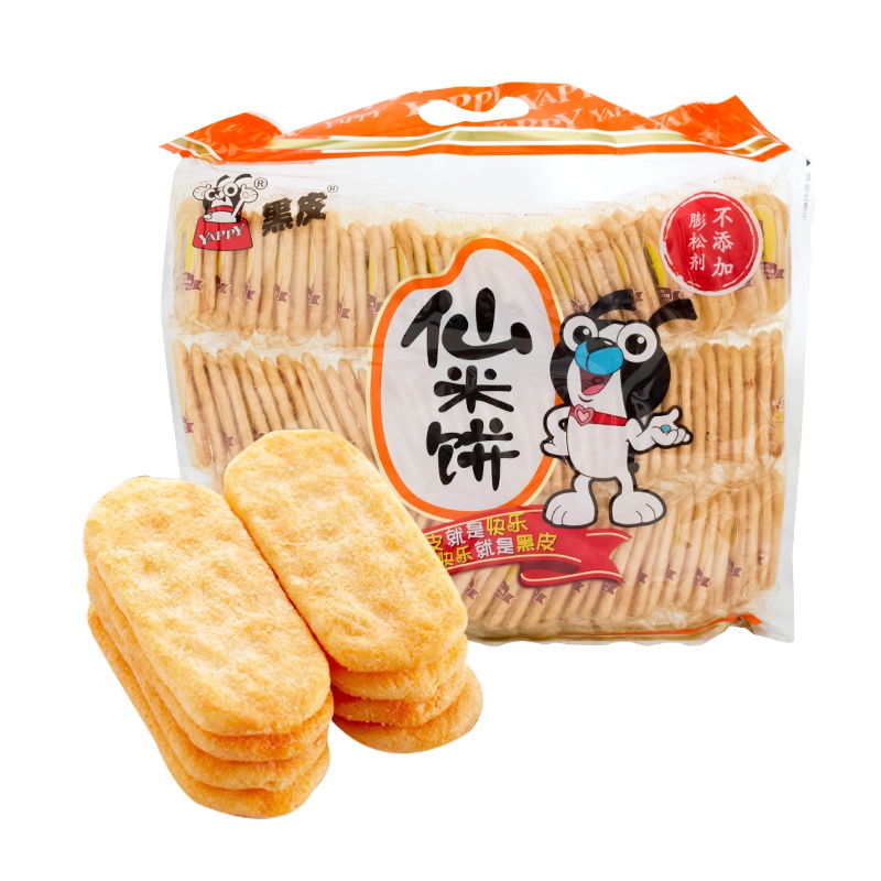 旺旺黑皮仙米饼大礼包360g