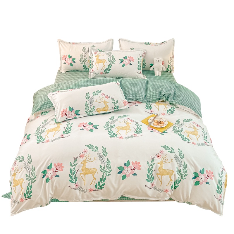 梦商 床上用品四件套 定制(被套+床单+枕套)