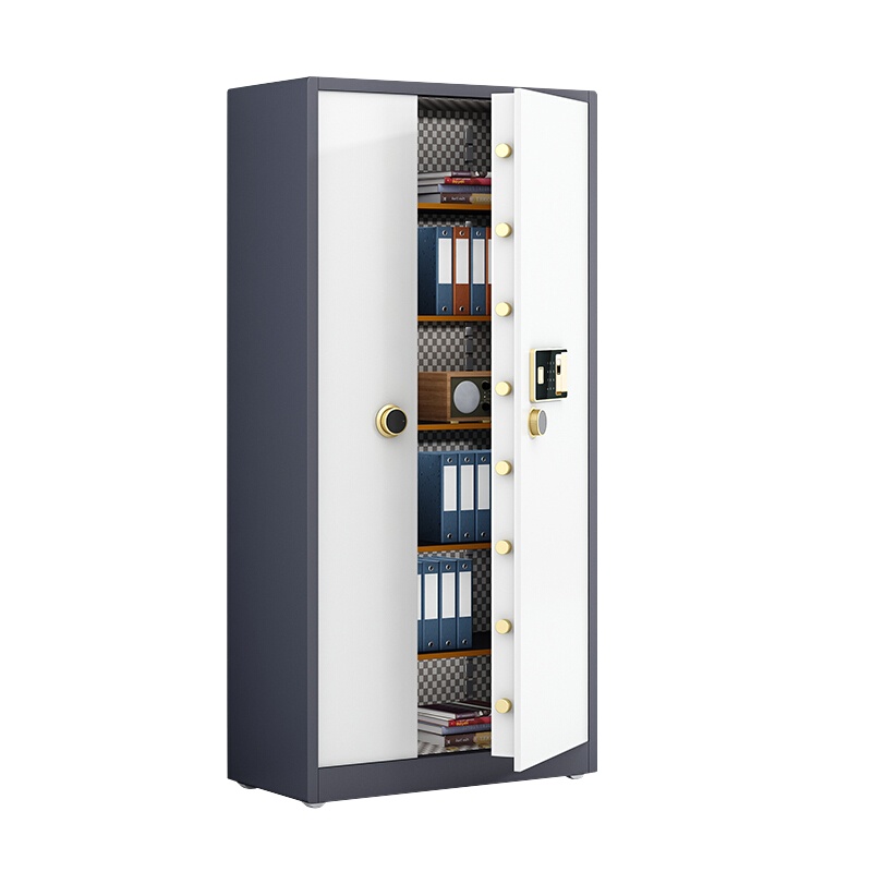 华豫汇阳电子密码锁保密柜板厚1.2mm内置2个抽屉1层隔板内构尺寸:上下层高各900mm高1944宽885深500mm