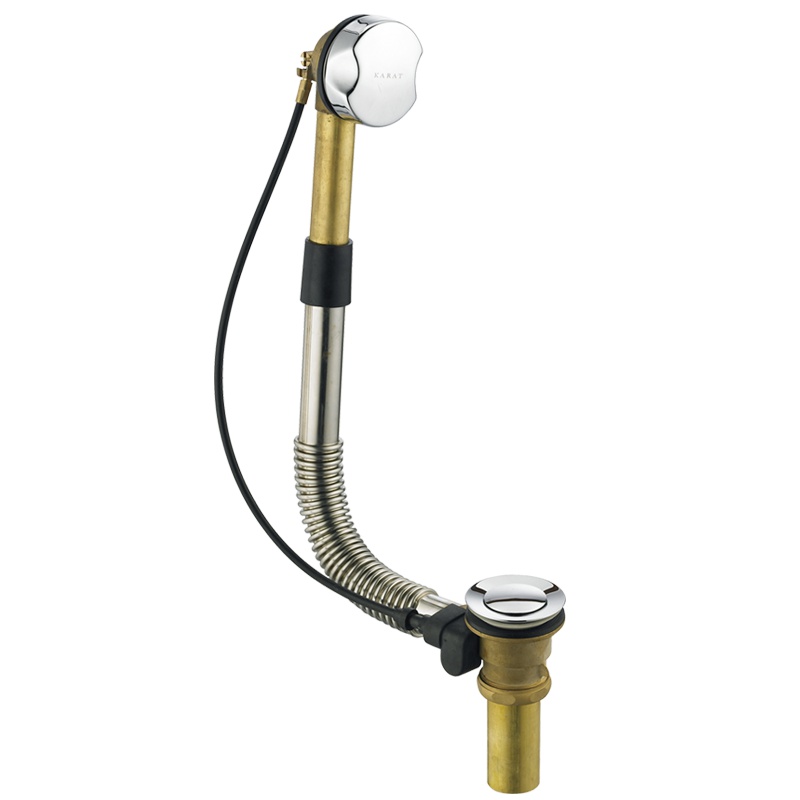 科勒旗下品牌KARAT卡丽浴缸铜排水下水器浴缸排水管下水管去水器17941