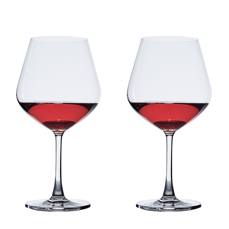 进口Ocean无铅水晶玻璃冷切口薄款葡萄酒杯红酒杯家用高脚酒杯710ML2只