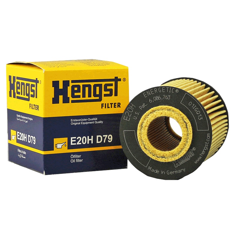 汉格斯特(hengst)机油格滤清器纸芯E20H D79适用于马自达6/8睿翼蒙迪欧致胜奔腾X80