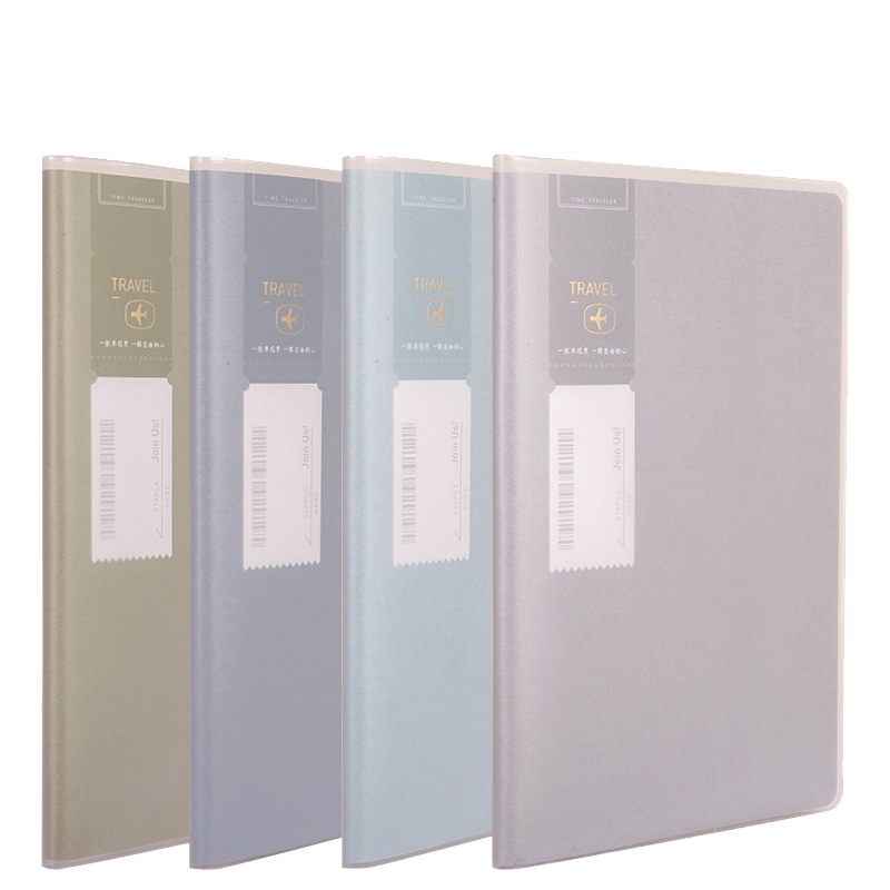 得力文具胶套本T3272FEI笔记本子记事本日记本16开加厚韩国小清新简约大学生笔记本考研本子 4本装套装