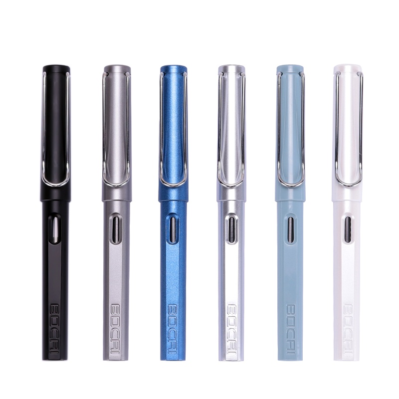 博采钢笔创意钢笔学生专用三年级小学生练字正姿笔可替换墨囊0.5明尖书法硬笔钢笔礼盒套装